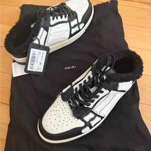 AMIRI Black and White Low-Top Sneakers - new / never worn! Comes with dust bag.